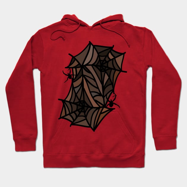 Spiders Spider web Hoodie by CindyS